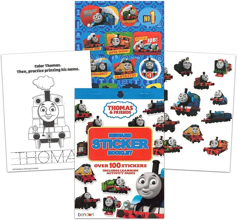 THOMAS & FRIENDS كتاب توماس القطار وكتاب الملصقات - Image 3